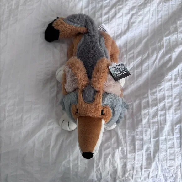 Adorable Weighted Coyote Plush – NWT Comfort Toy & Collectible - Picture 2 of 6